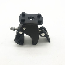 Tough Claw Clamp Motorcycle Handlebar Yoke Bike Rail Mount Base w/4 Hole Claws AMPS Adaptor Plate for cameras garmin gps dvr 2024 - buy cheap