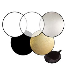 60cm/24" 5 in 1 Portable Studio Photography Lighting Diffuser Light Mulit Collapsible disc Reflector 2024 - buy cheap
