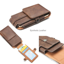 PU Leather Waist Belt Clip Hook Loop Phone Case For VIVO Nex Dual Display Y89 Y93 Y91 Y93S Y95 Z1 Lite Y81i Z3 Z3i V11i Y97 X23 2024 - buy cheap