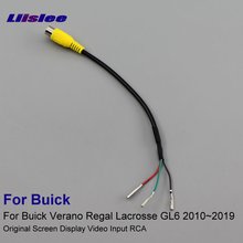 Cable adaptador RCA para cámara de visión trasera de coche, conector Original de 3 pines para Buick Verano Regal Lacrosse GL6 2010-2019 2024 - compra barato