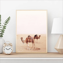 Modern Minimalist Desert Camel Art Canvas Painting Print Poster Picture Home Wall Art Decoration Painting Can Be Customized 2024 - buy cheap