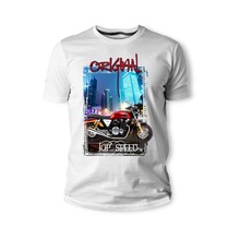 Camiseta clássico japonês motocicleta motorrad cb1100 rs schwarz rot motorrad moda 2019 verão nova marca 100% algodão 2024 - compre barato