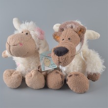 2Pcs 25cm-75cm White Sheeps And White Wolf Stuffed Plush Toy, Baby Kids Doll Gift Free Shipping 2024 - buy cheap