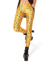 Summer Autumn Full Color  Women  Galaxy  Leggings Digital  Cartoon Adventure time print Leggings  pants Leggings GL-10 2024 - buy cheap