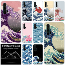 Funda de silicona The Great Wave off Kanagawa para Huawei Honor 20, 8A, 7A, Pro, 10, 9, 8 Lite, View 20, 7S, 8S, 8X, 7X, 6X, 8C, 20i, 10i, Play 2024 - compra barato