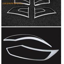 Faros delanteros de ABS para coche Nissan Qashqai, cubierta de lente de faro delantero J11, accesorios de estilismo, 2014-2016 2024 - compra barato