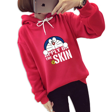 Korean autumn winter hoodies women new large size long-sleeved hooded sweatshirt female cartoon printed pullover top Russian hot 2024 - buy cheap