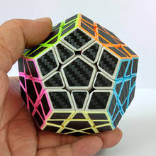 3x5 Professional Megaminx Carbon Fiber Sticker Magic Cubes Puzzle Speed Cubes Educational Toy Special Gift Toys For Children 2024 - buy cheap