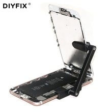 Diyfix suporte de tela lcd de celular, suporte de plástico com clipe para iphone 6 6s 6plus 6s plus ferramentas de reparo para trabalho 2024 - compre barato