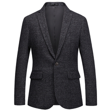 Blazer masculino estilo clássico, jaqueta slim para festa de casamento, casual, 2019 2024 - compre barato