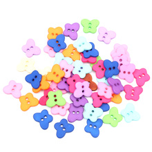 LF 100Pcs 11x14mm Mixed Butterfly Resin Sewing Buttons For Clothes Needlework Scrapbooking Crafts Decorative Diy Accessories 2024 - buy cheap