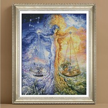 Embroidery Package Best Quality On Sale  Cross Stitch Kits Unopen New Luxurious Balance Libra Free shipping 2024 - buy cheap