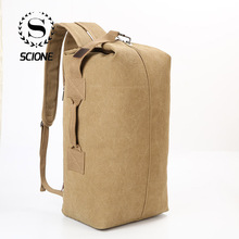 Scione-mochila de lona multifunción para hombre, bolso de hombro informal, de alta calidad, Unisex 2024 - compra barato