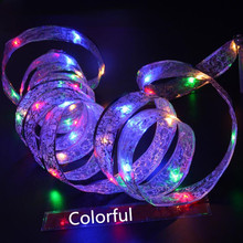 4m holiday light String Strip Fairy Christmas Garland Tree Wedding Party Home Decorations Packaging ribbon Powered by Battery 2024 - buy cheap