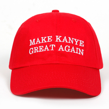 MAKE KANYE GREAT AGAIN dad Hat men women cotton baseball Caps red Celebrity snapback golf cap hats Garros Casquette 2024 - buy cheap