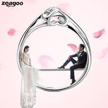 Diamond Charm Fashion Jewelry Ring Artificial New Women Casual Wedding 2024 - buy cheap