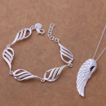 wholesale High quality silver plated Fashion jewelry bracelet  Necklace  WT-173 2024 - buy cheap