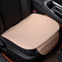 Car Seat Cover Flax Car Chair Pad Universal Front Seat Cushion Covers Car Interior Accessories 2024 - buy cheap