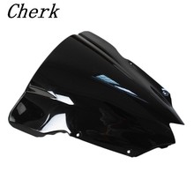 Motorcycle Black ABS Double Bubble Windshield WindScreen Fairing For Yamaha YZF R6 600 2008-2015 08 09 10 11 12 13 14 15 2024 - buy cheap