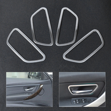 beler New Stainless Steel Interior Door Handle Cover Trim Interior Car Accessories For BMW 3 Series F30 F34 GT 320 328 2013-2014 2024 - buy cheap