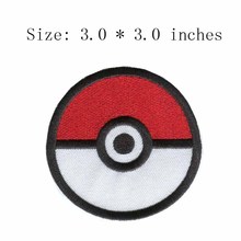 Parche bordado de Pokémon GO de 3,0 "de ancho para la cría de mascotas, juego genie, Batalla de gimnasio 2024 - compra barato