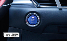 Lapetus для Mazda 3 AXELA хэтчбек седан 2017 2018 Авто Стайлинг двигатель старт стоп кнопочный переключатель отверстия Накладка 1 шт 2024 - купить недорого
