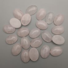 Cuentas de piedra Natural Quart para fabricación de joyas, accesorios de moda, cabujón de cabina, 50 Uds., envío gratis, sin agujero, 13x18mm, venta al por mayor 2024 - compra barato