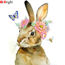 5D DIY Diamond Painting Animal Diamond Mosaic Rabbit Picture Of Rhinestones Diamond Embroidery Cross Stitch Cartoon XY1 2024 - buy cheap