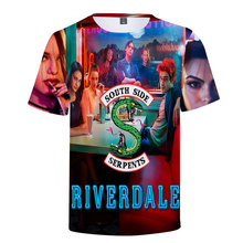 Riverdale T-Shirts Men Summer Short Sleeve Loose T shirts 3D Riverdale Streetwear Fitness Tshirts Hip Hop Funny Tops and Tee 2024 - buy cheap