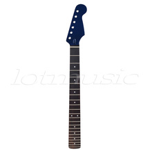 Kmise Gloss Blue Electric Guitar Neck 22 Frets Rosewood Fretboard Fit ST Replacement 2024 - buy cheap