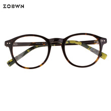 ZOBWN/горячая Распродажа 2018, маленькие, количество, распродажа, очки gafas, круглые очки, оправа, очки для близорукости, оправа, удобные черные очки, оправа 2024 - купить недорого