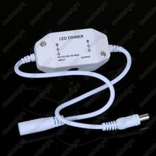 Mini controlador de intensidade de luz pwm de canal único dc12v 2a, em linha, para tira de luz flexível de led, 3528, 5050 2024 - compre barato