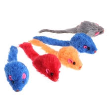 2018 NEW 5PCS Pet Cat Toys False Mouse Plush Soft Colorful Kitten Pets Funny Squeaky Playing For Kitten Kitty for cat toy 2024 - buy cheap