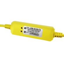 1PCS USB-SC09-FX PLC Yellow Programming Cable SC-09 SC09 FX FX1N / FX2N / FX1S / FX3U PLC programming cable 2024 - buy cheap