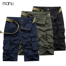 MANLI Men's Tactical Military Shorts New Cargo Shorts Summer Top Design Camouflage Military Homme Cotton Brand Clothing 2024 - buy cheap