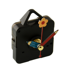 Silence Quartz Clock Movement Mechanism Repair Parts With Hook Pencil Flower Hands Wall Clock Mechanical Clock Parts Kit Tools 2024 - купить недорого