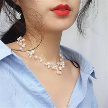 All over the sky star fairy transparent line of pearl necklace chain multilayer brief paragraph female necklace 2024 - buy cheap