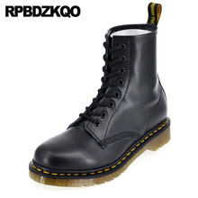 Combate 2018 Talla Grande Fornido 12 44 Diseñador Botas Militar Otoño Negro Ata Para Arriba Botines Marca De Fábrica Lujo Calza A Mujeres Punta Redonda 10 Chino Señoras Nuevo Corto Femenino Moda 2024 - compra barato