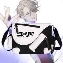 Yuri on ice Bags Anime YURI!!! on ICE Messenger Bag Canvas+patent leather school shoulder Handbags 2024 - buy cheap