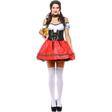 Women Fashion Oktoberfest Beer Gilr Costume German Bavarian Carnival Beer Girl Maid Cosplay Costume Uniform 2024 - buy cheap