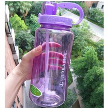 New Arrival 2000ml 2L Purple Pink 2000ml Fashion Portable Space Herbalife  Nutrition Custom Shaker straps straw water Bottle 2024 - buy cheap