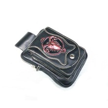 Bolsa lateral Universal de cuero para herramientas, alforja de equipaje, motocicleta, Cafe Racer, Chopper de almacenamiento 2024 - compra barato