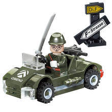 803 51pcs Military Constructor Model Kit Blocks Compatible LEGO Bricks Toys for Boys Girls Children Modeling 2024 - buy cheap