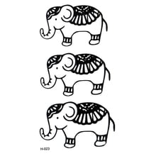 10pcs Cute Elephant temporary tattoos men henna tattoo kids tattoo tatoo temporary stickers tatouage temporaire temporary tatoo 2024 - buy cheap