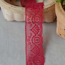 2018 Japan imported red lace accessories DIY ribavirin fine lace width 3.2 cm 2024 - buy cheap