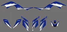 0325 небесно-голубой новый стиль наклейки для команды графические наборы для RAPTOR 700 ATV 2006 2007 2008 2009 2010 2011 2012 2024 - купить недорого