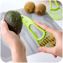 3 в 1 ломтерезка авокадо карета масло инструмент для нарезания фруктов сепаратор целлюлозы пластиковый нож кухонная утварь для овощей принадлежность для дома 2024 - купить недорого