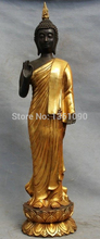 Xd 00836 28 "dourado em bronze tibetano, estátua de buda shakyamuni sakyamuni 2024 - compre barato
