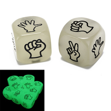 2pcs  Night Bar KTV Entertainment Game Dice Noctilucent Dice 6 Side Light luminous Toy Fun Board Game 2024 - buy cheap