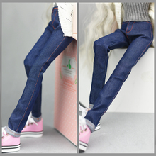 Blue Jeans Pants for 1/4 doll / Long Pants Outfit Clothes For 1/4 BJD SD Xinyi 45-50CM Doll Gift for girls Xmas 2024 - buy cheap